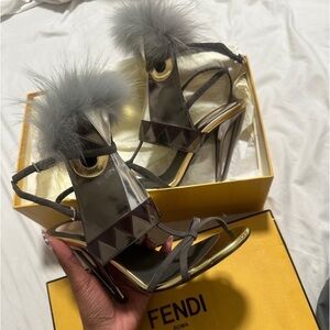 Fendi Fur Monster Heel